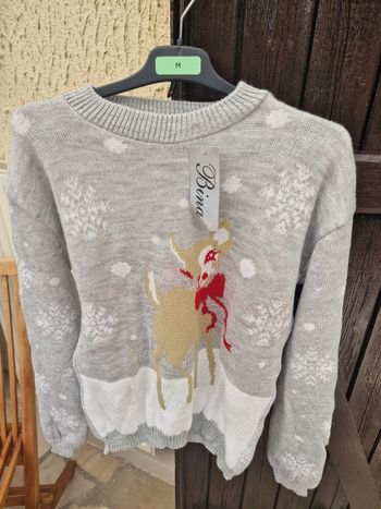 Pull bina gris taille 38
