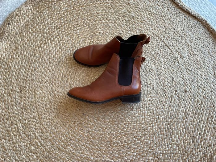 Bottines chelsea camel 38 Eram
