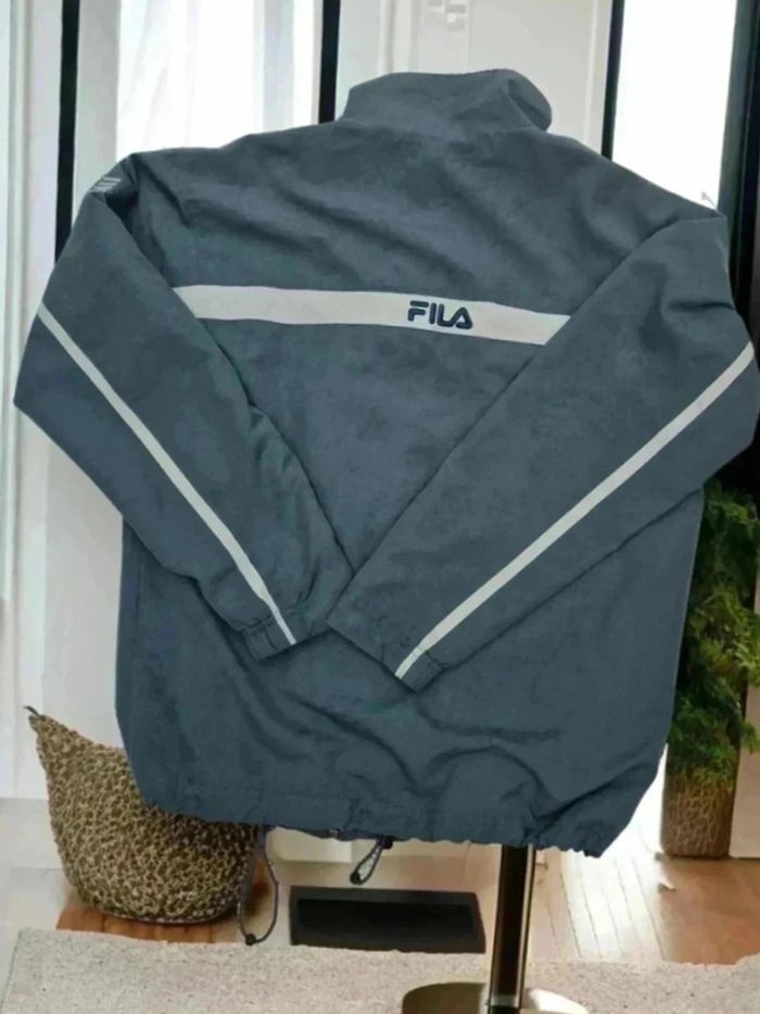 Blouson gris fila gris 🌹12 ans 🌹 - photo numéro 2