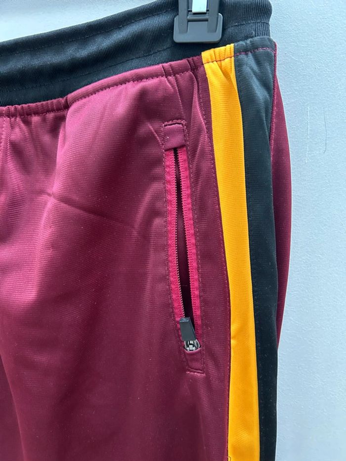 Jogging survêtement slim umbro  bordeaux et moutarde - photo numéro 3