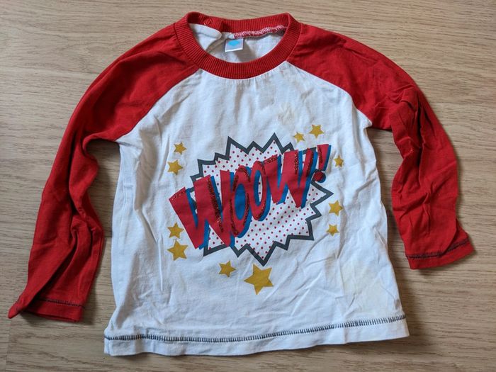 T-shirt manches longues garçon taille 2 ans
