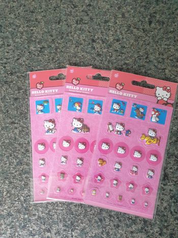 3 lots Stickers Hello Kitty