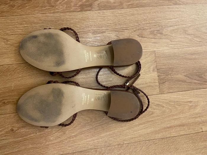 Sandales en cuir femme 38 - photo numéro 5