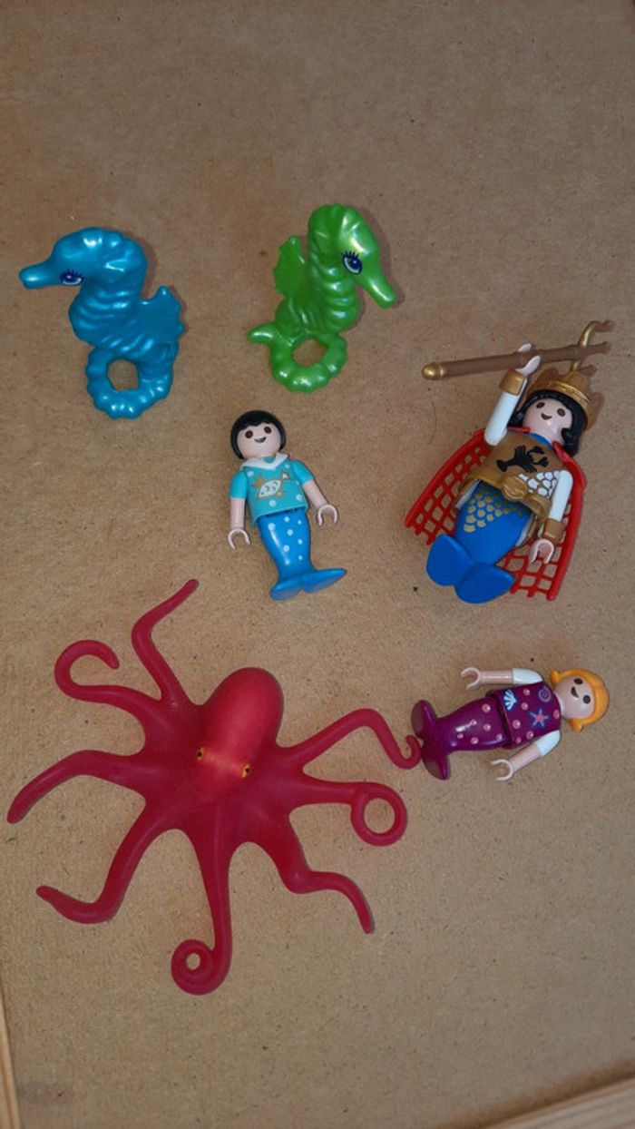Playmobil sirene pieuvre et hypocampe - photo numéro 4