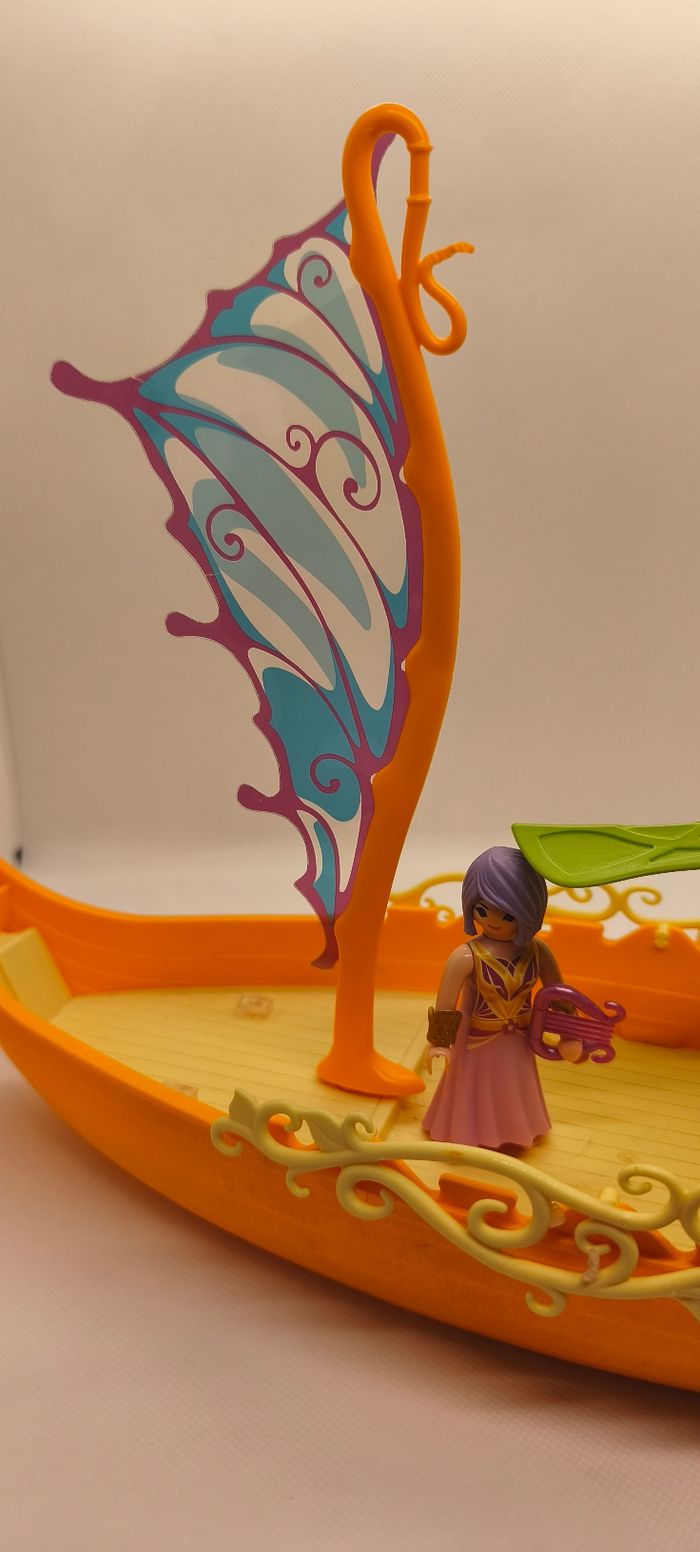 Playmobil bateau féerique et fée avec lyre - photo numéro 6