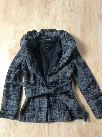 Veste manteau femme Zara basic cintrée Taille S