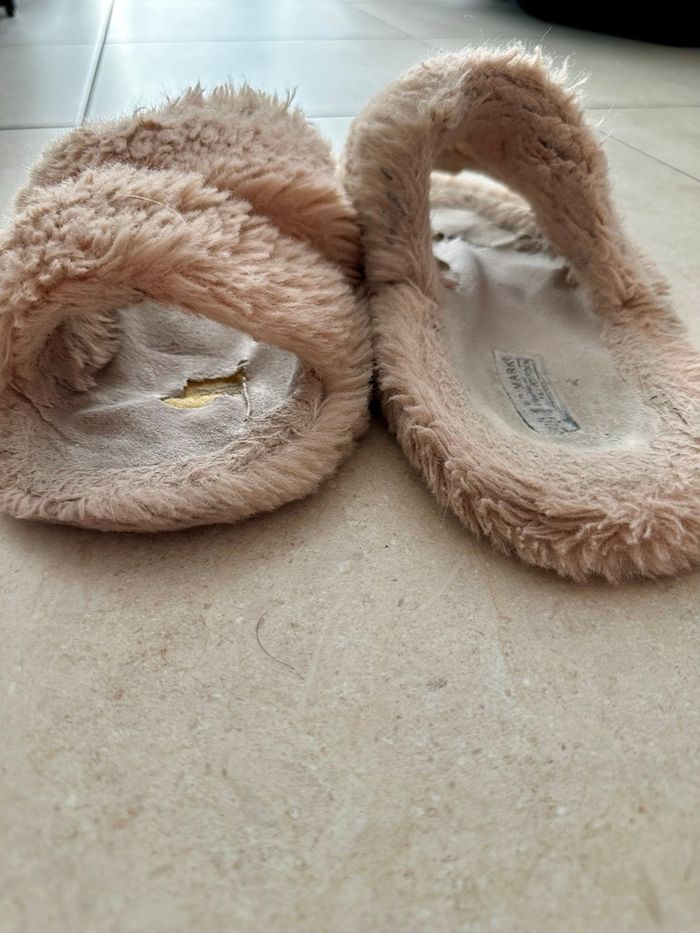 Chaussons rose femme - photo numéro 3