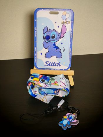 Porte carte Stitch.