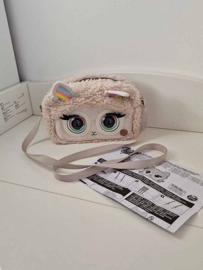 Sac Purse Pet Fluffy Lama
