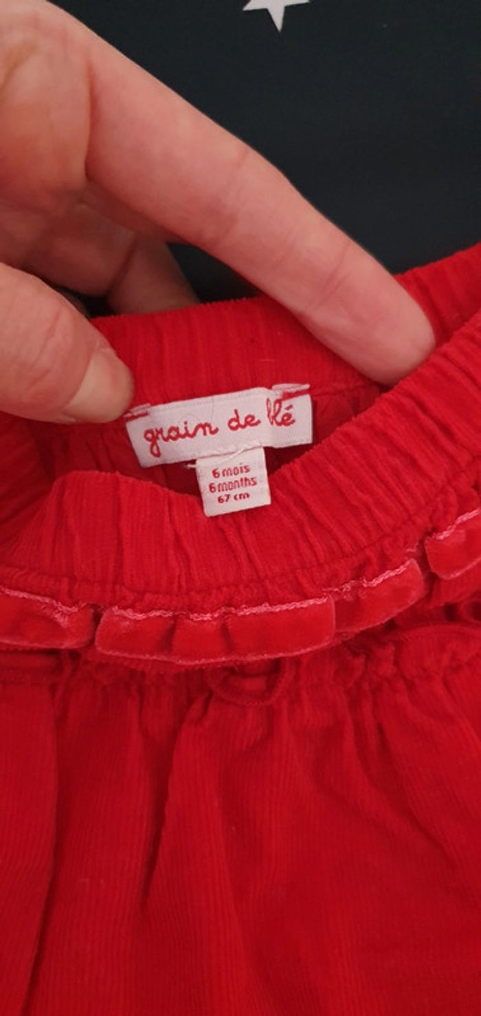 Jupe Z Grain de blé taille 6 mois en très bon état - photo numéro 3