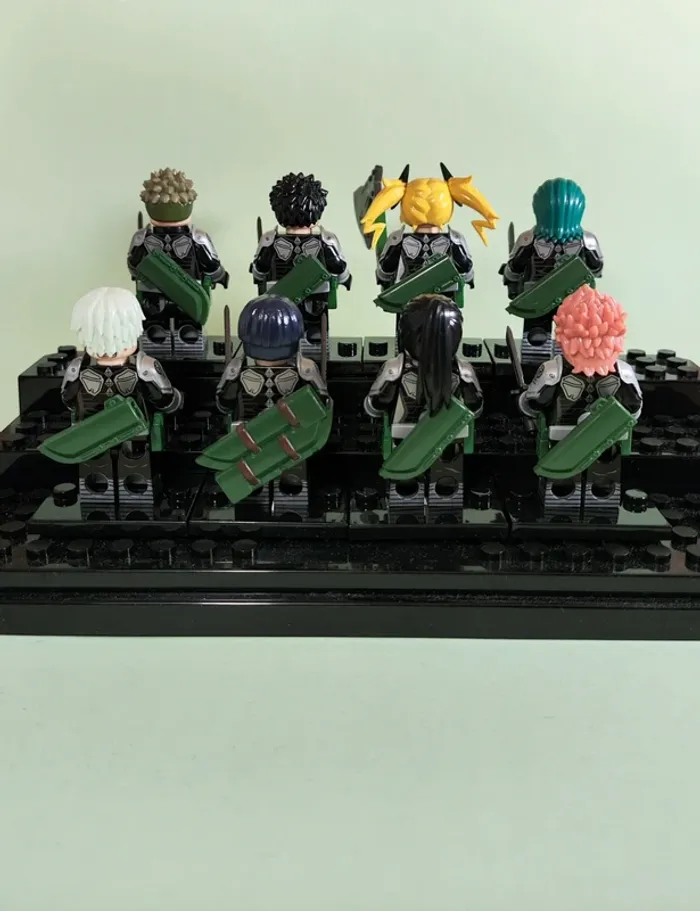 Kaiju n8 - lot de 8 Mini figurines au format Lego - photo numéro 2