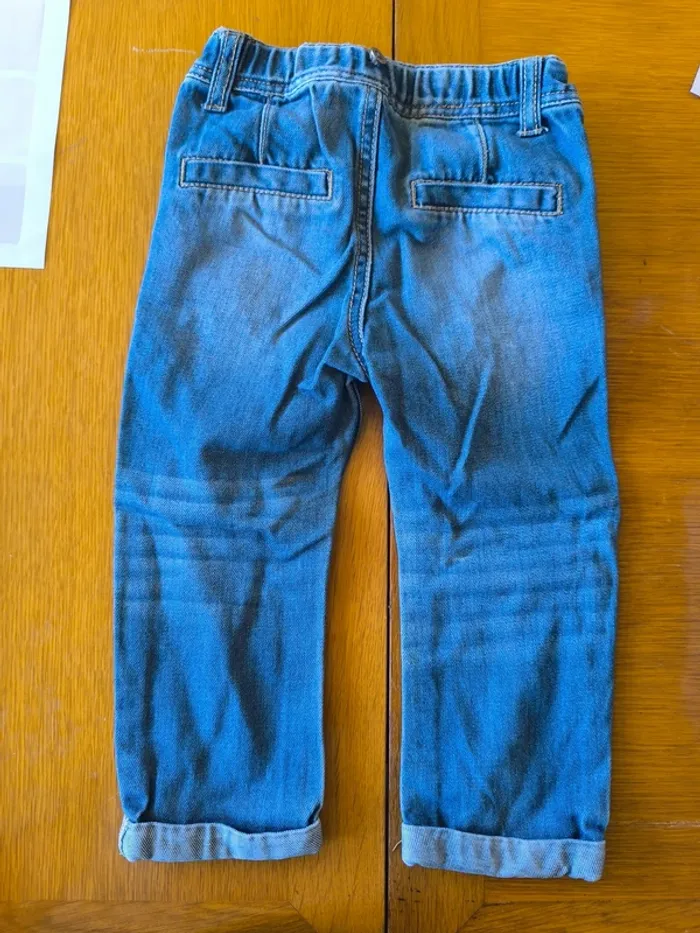 308143 jeans bleu garçon 24 mois gémo - photo numéro 2