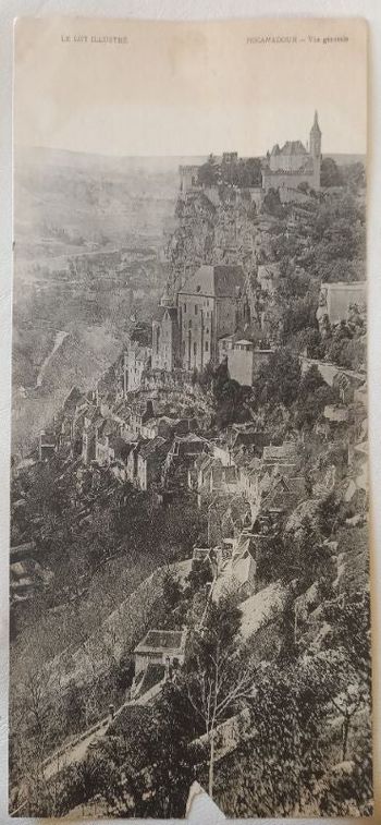 Grande carte lettre Rocamadour (lot)