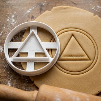 Emporte-pièce Cercle et Triangle - Découpoir Biscuit Géométrique Style Squid Game