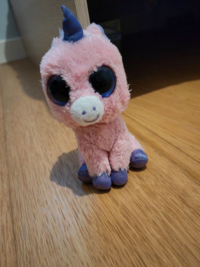Peluche Licorne rose marque ty