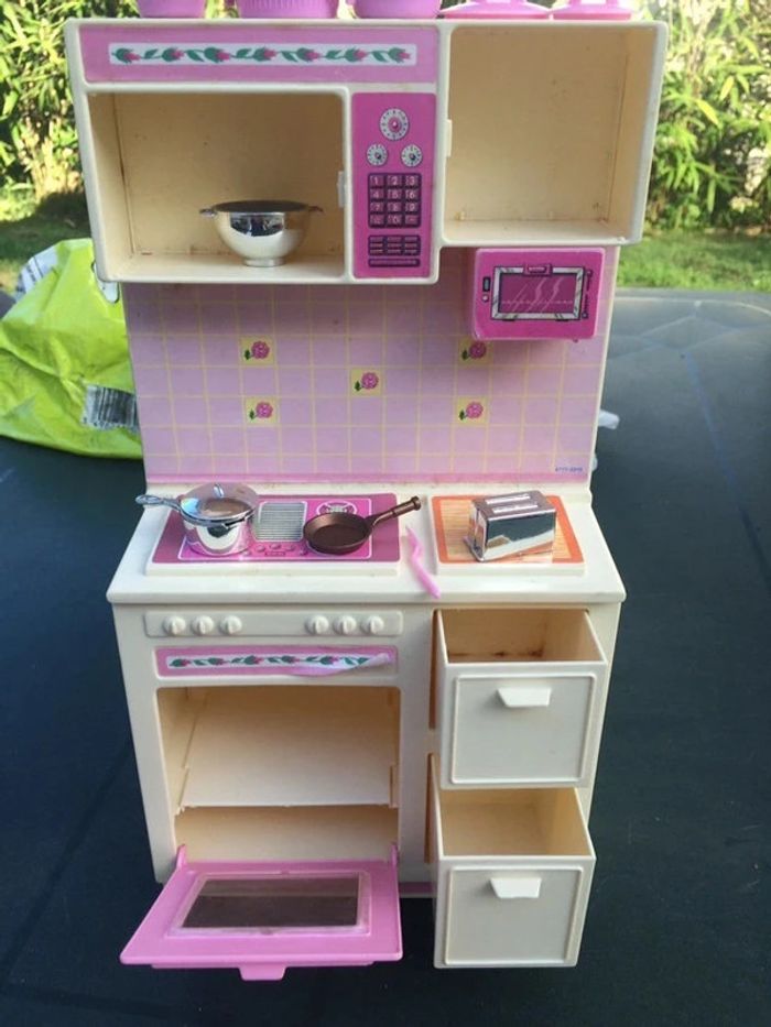 barbie espace cuisine vintage - photo numéro 5