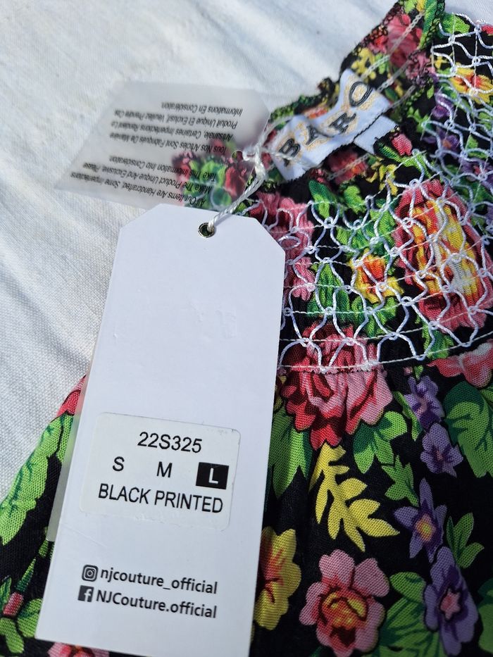 Blouse col cheminée chic smock fleurs bariolée dentelle haut habillé automne hiver polka chemisier - photo numéro 10
