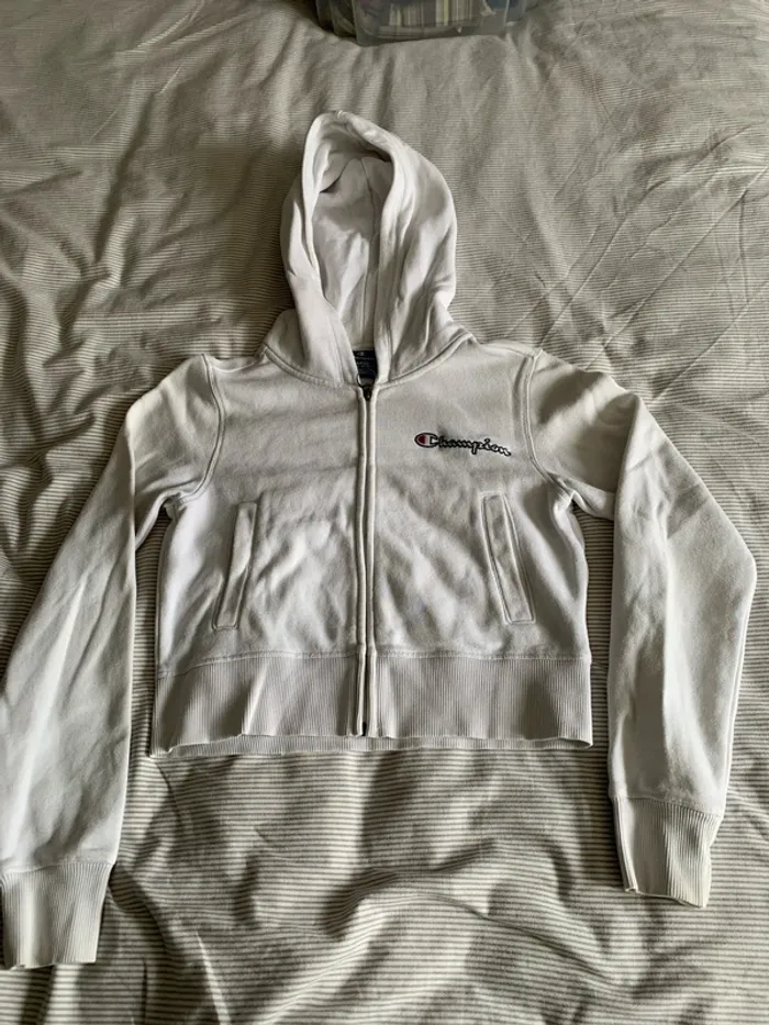 Sweat zippé court