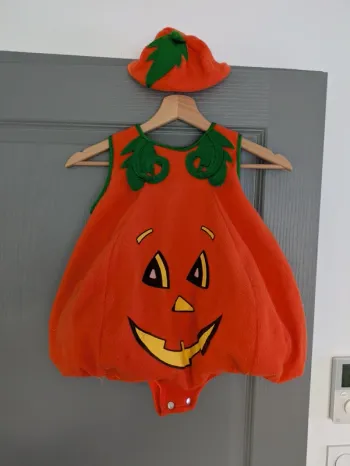 Déguisement costume d'Halloween Citrouille 92/104cm