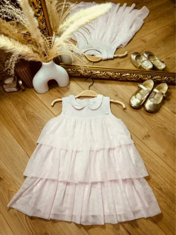 Taille 3 ans robe cérémonie fête fille Kimbaloo rose pale 🌸