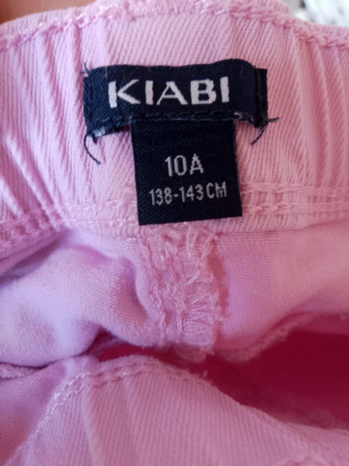 Pantalon rose /violet clair/ mauve avec des fausses et vrai poches - photo numéro 4
