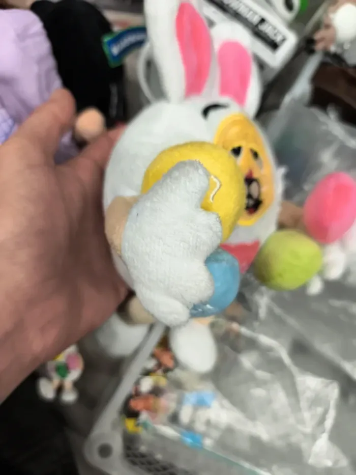 M&m's MMS porte clef keychain pâques lapin Bunny peluche plush oeuf egg Easter jaune yellow flex - photo numéro 13