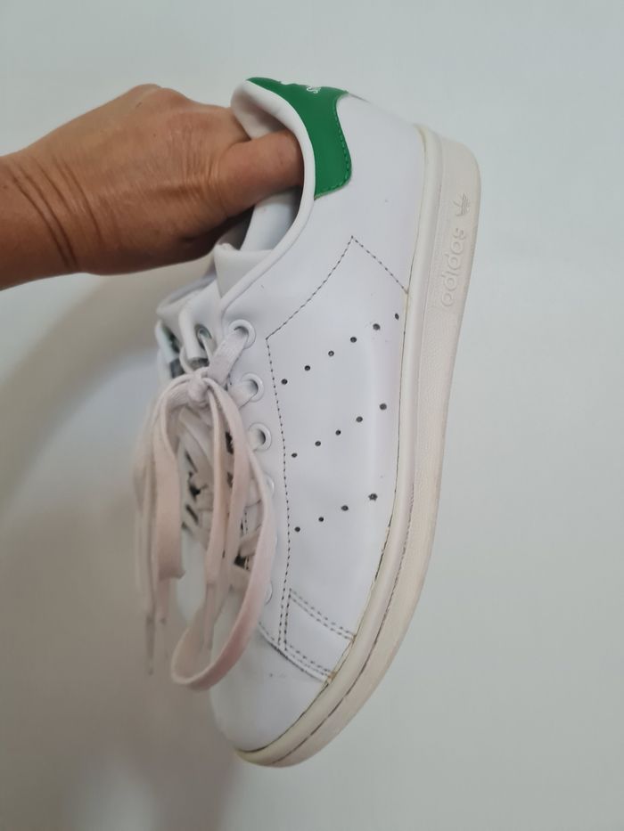 Stansmith blanche et verte - photo numéro 9