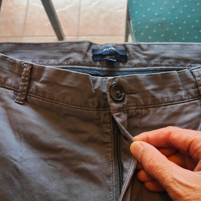 Chino gris slim fit Kiabi taille 46 - photo numéro 4