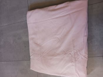 drap housse rose pour lit 2 pers