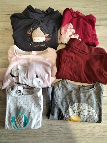 Lot de haut fille