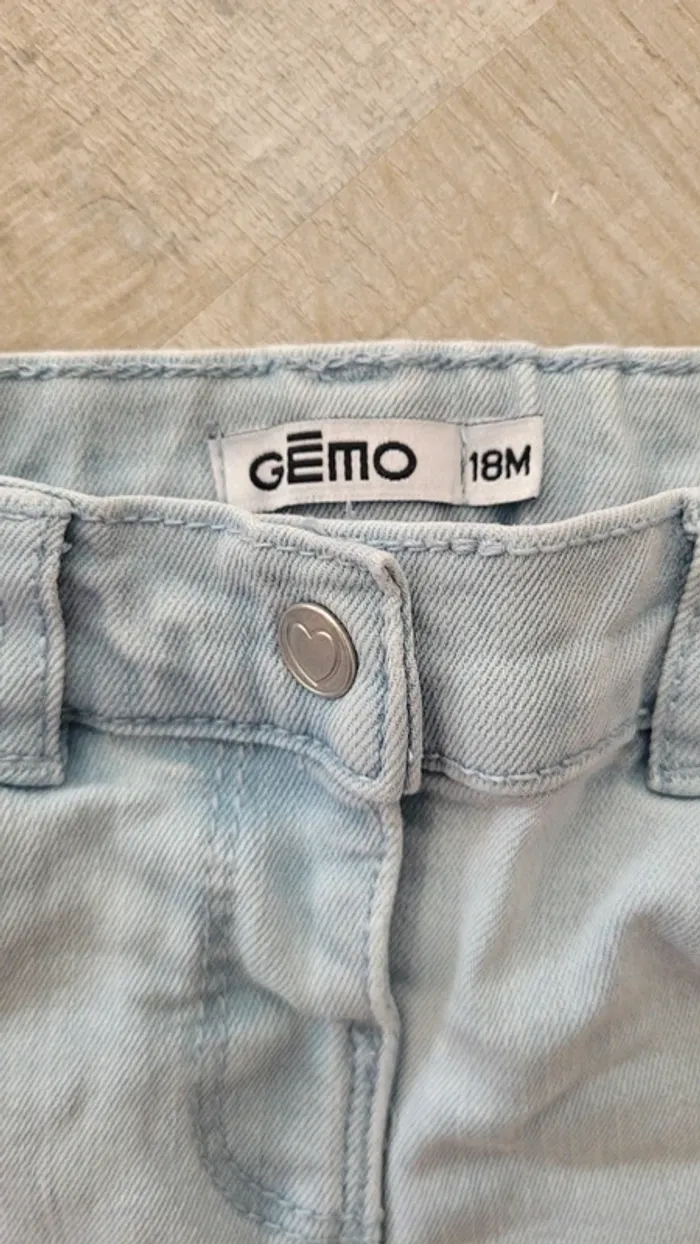 Jean fille gemo 18 mois - photo numéro 3
