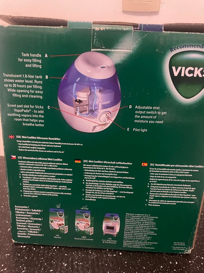Humidificateur d’air Vicks - photo numéro 4