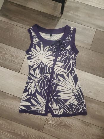 Débardeur à imprimé feuilles - Taille 1