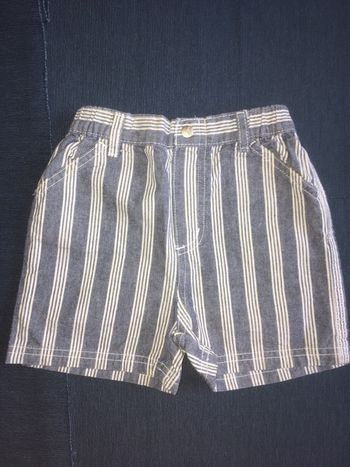 Short rayé Bout’chou 12 mois