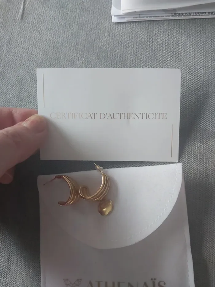 Boucle d'oreille athenais - photo numéro 3