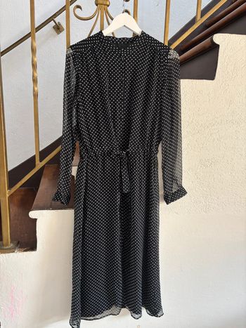 Robe noire pois Sezane