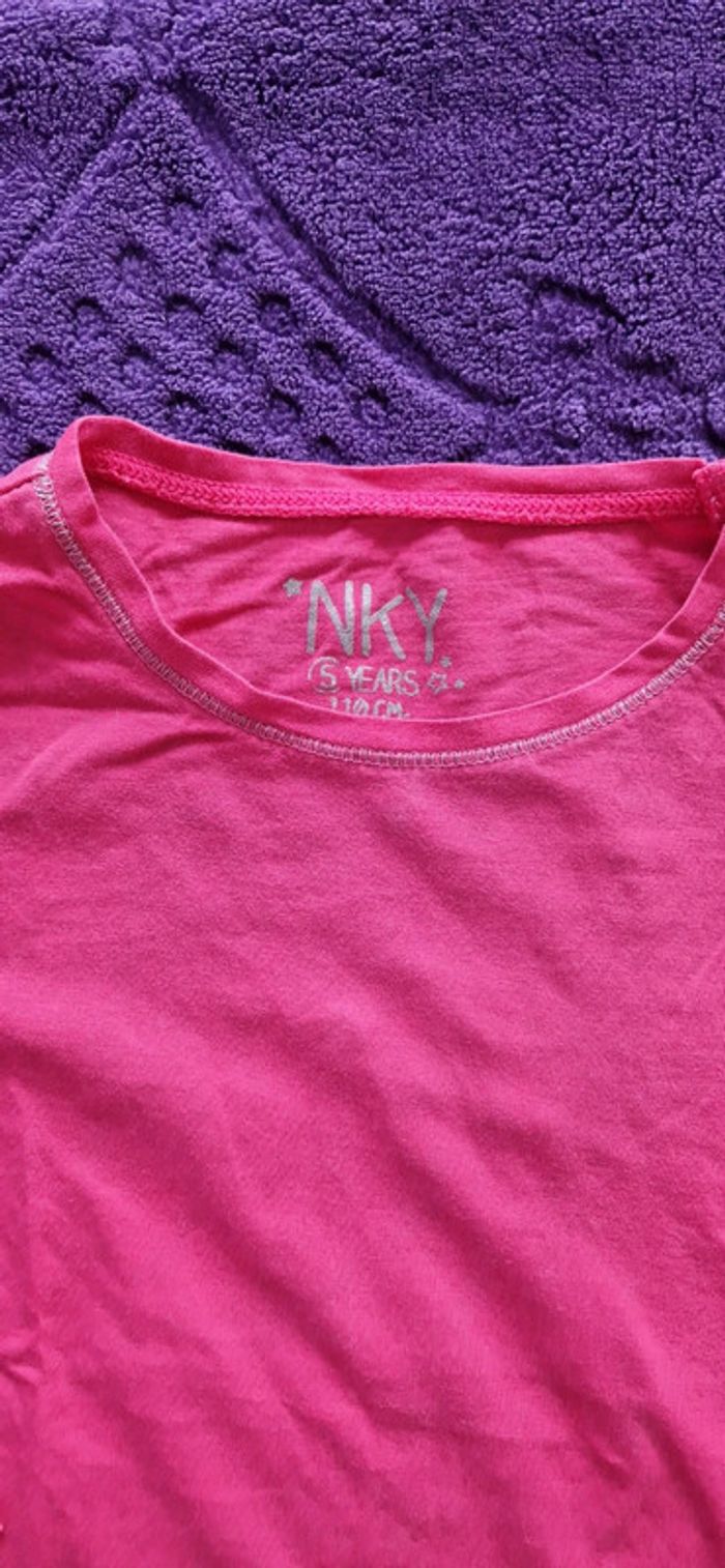 Lot de 3 t-shirts manches longues fille 4/5 ans - photo numéro 9