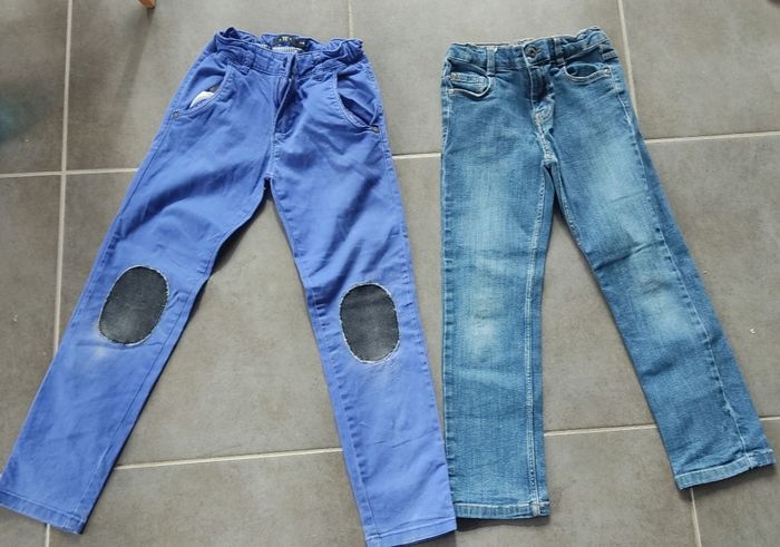 2 pantalons 7 ans Vertbaudet Tex - photo numéro 2