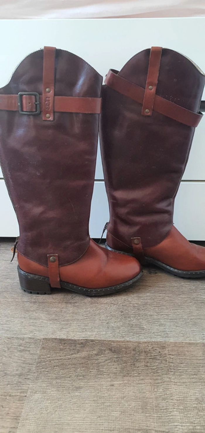 Botte ugg cuir - photo numéro 4