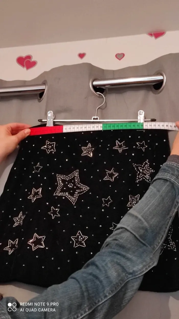 Jupe effet velours avec décos Magnifique - photo numéro 8
