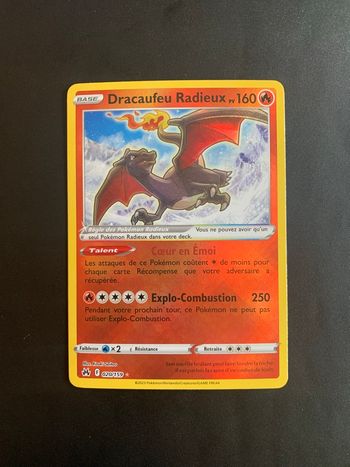 Carte Pokemon Dracaufeu Radieux 020/159