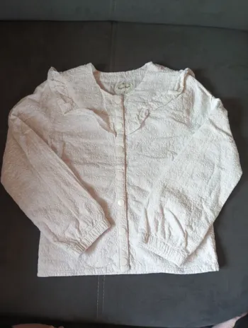 Chemisier épais manches longues Fille 8 ans Sergent major