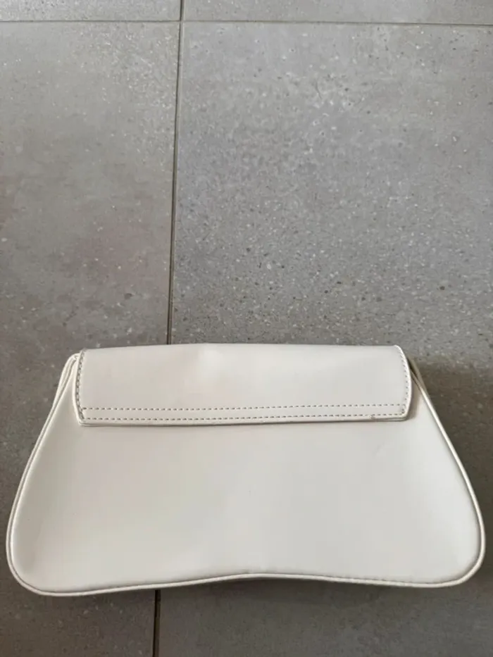 Sac à bandoulière blanc Motf, neuf, 27x14cm - photo numéro 2