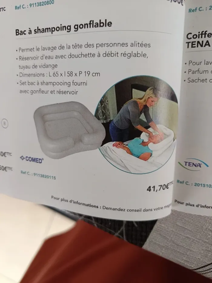 Bac à shampoing gonflable - photo numéro 2