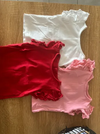 Lot tee shirt bébé fille