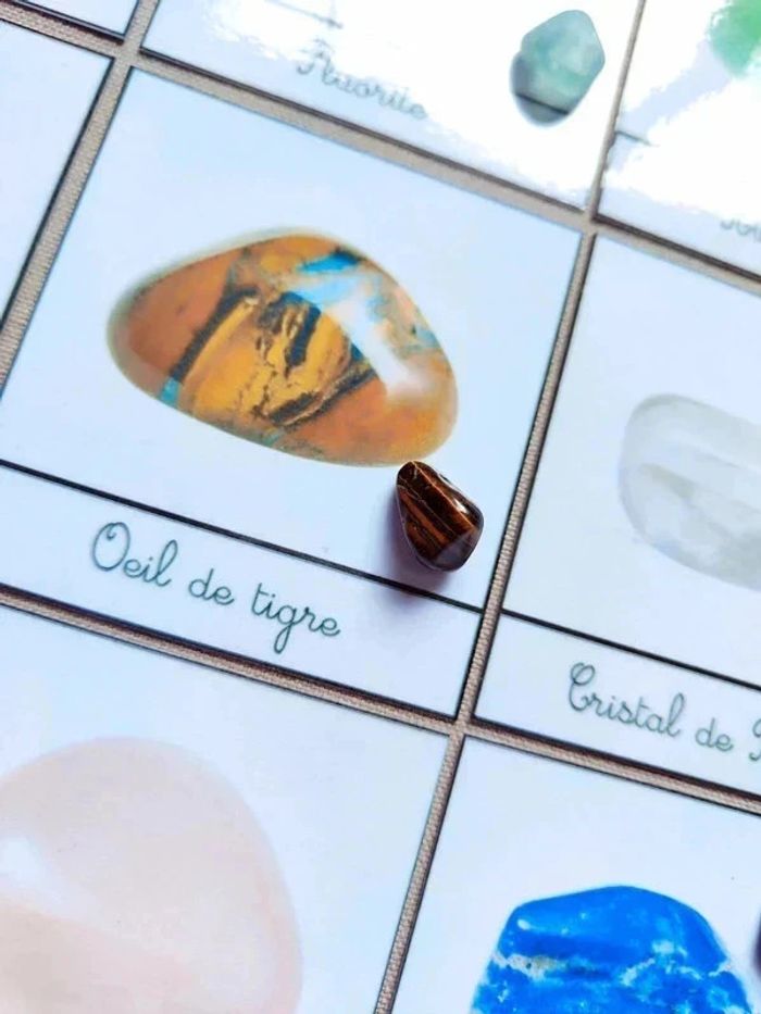 10 Cartes de nomenclature sur les pierres lithothérapie - photo numéro 4