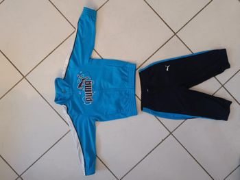 Ensemble de sport bleu survêtement Puma garçon 2 ans