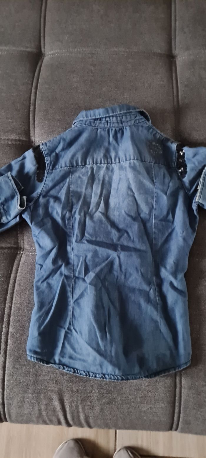 Chemise Bleu Jeans IKKS - photo numéro 2