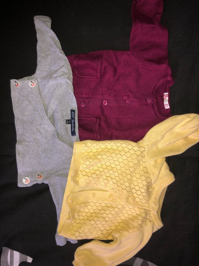 Lot de 6 gilets 3 mois - photo numéro 3