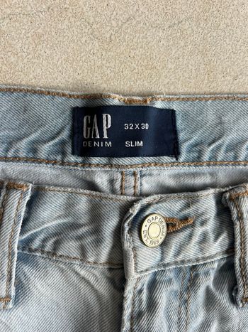 👖 Jean GAP Denim Slim - Bleu Clair Délavé - Taille 32x30